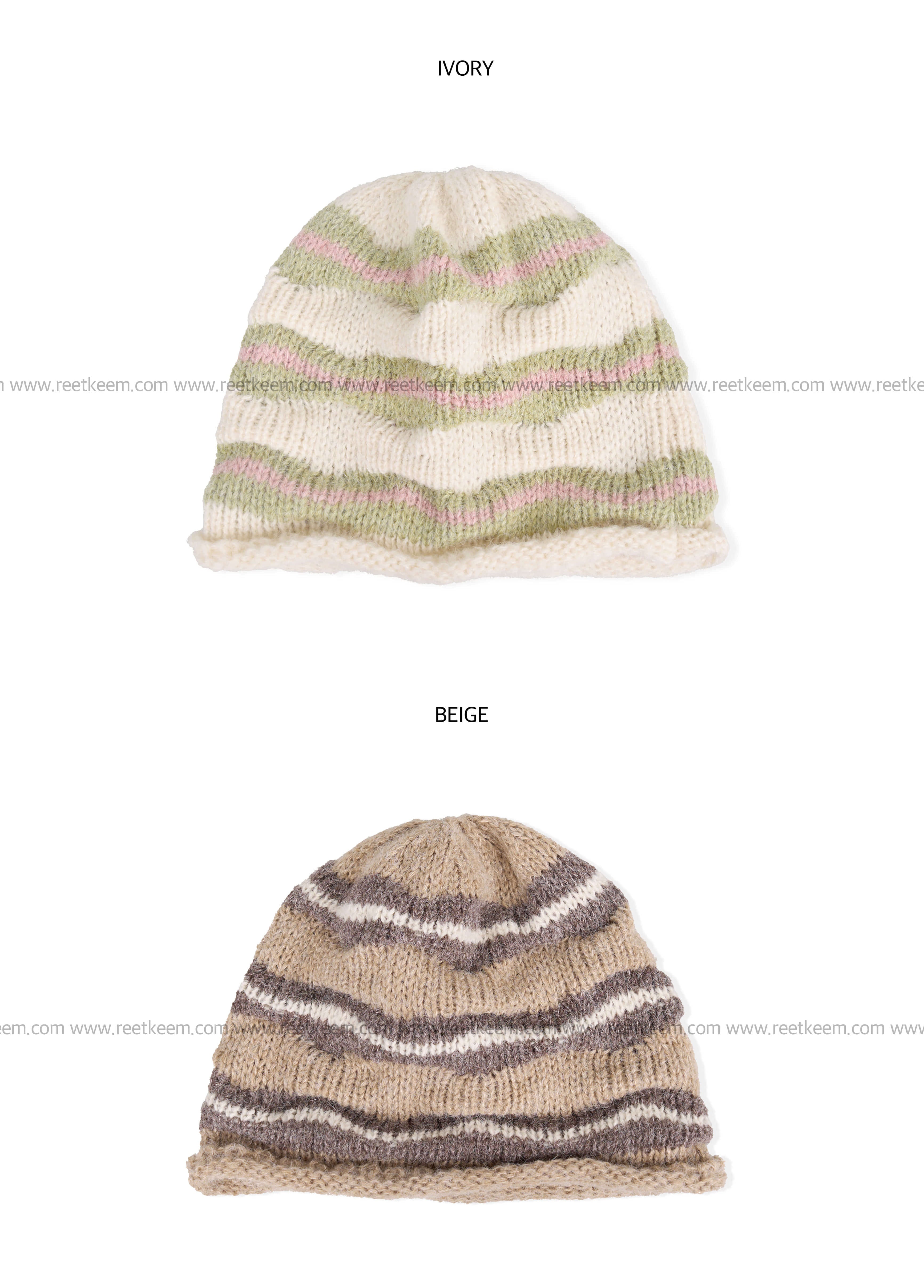 CREAM BEANIE