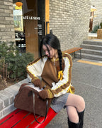 Heeari Sage Suede Square Bag / Brown