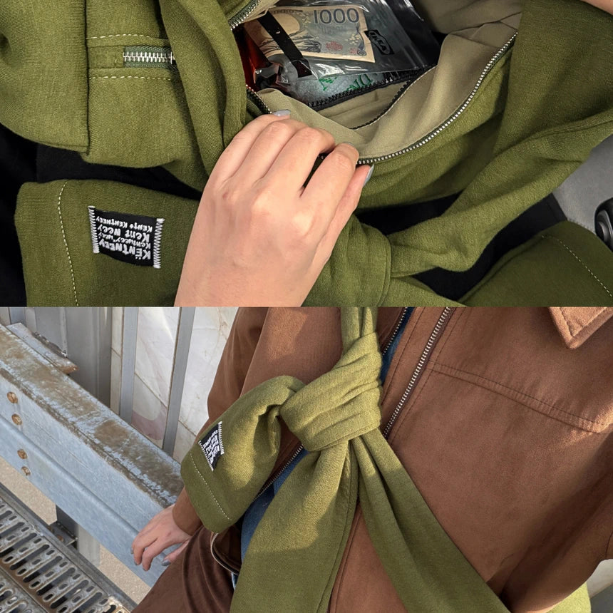 [官方代理💣] KENTNEEY 3-WAY SWEATER DAILY WINDY BAG - PICKLE GREEN