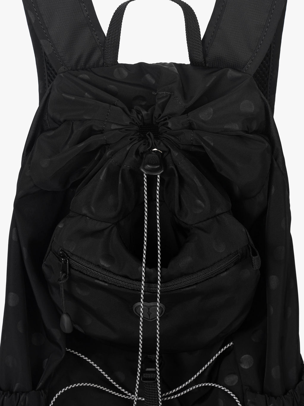 AIRY POCKET BACKPACK - DOT BLACK
