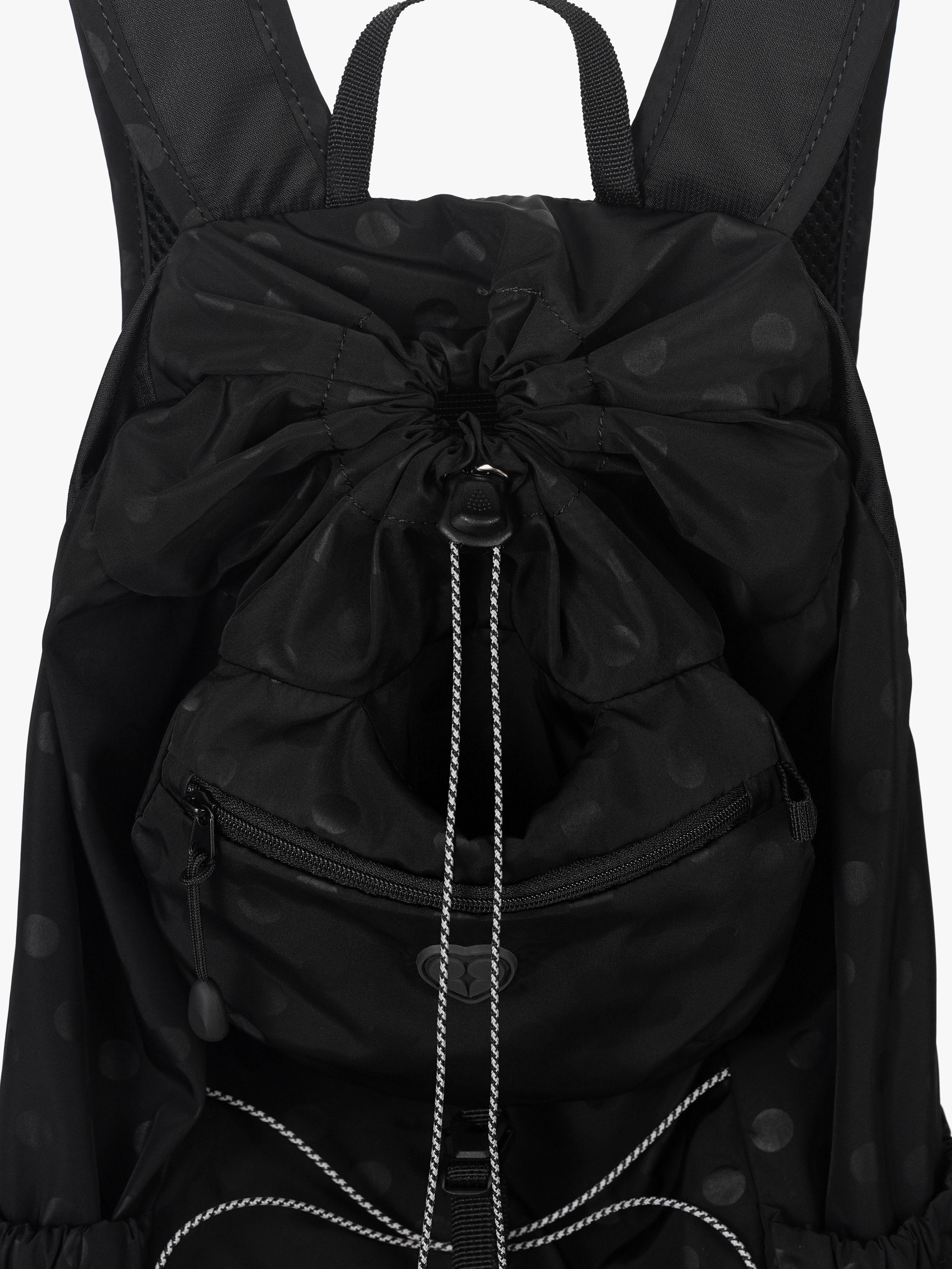 AIRY POCKET BACKPACK - DOT BLACK