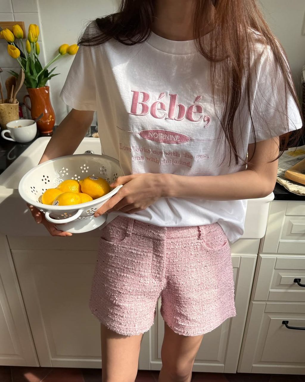 NOIRNINE Bébé Crop T-shirts / 5colors