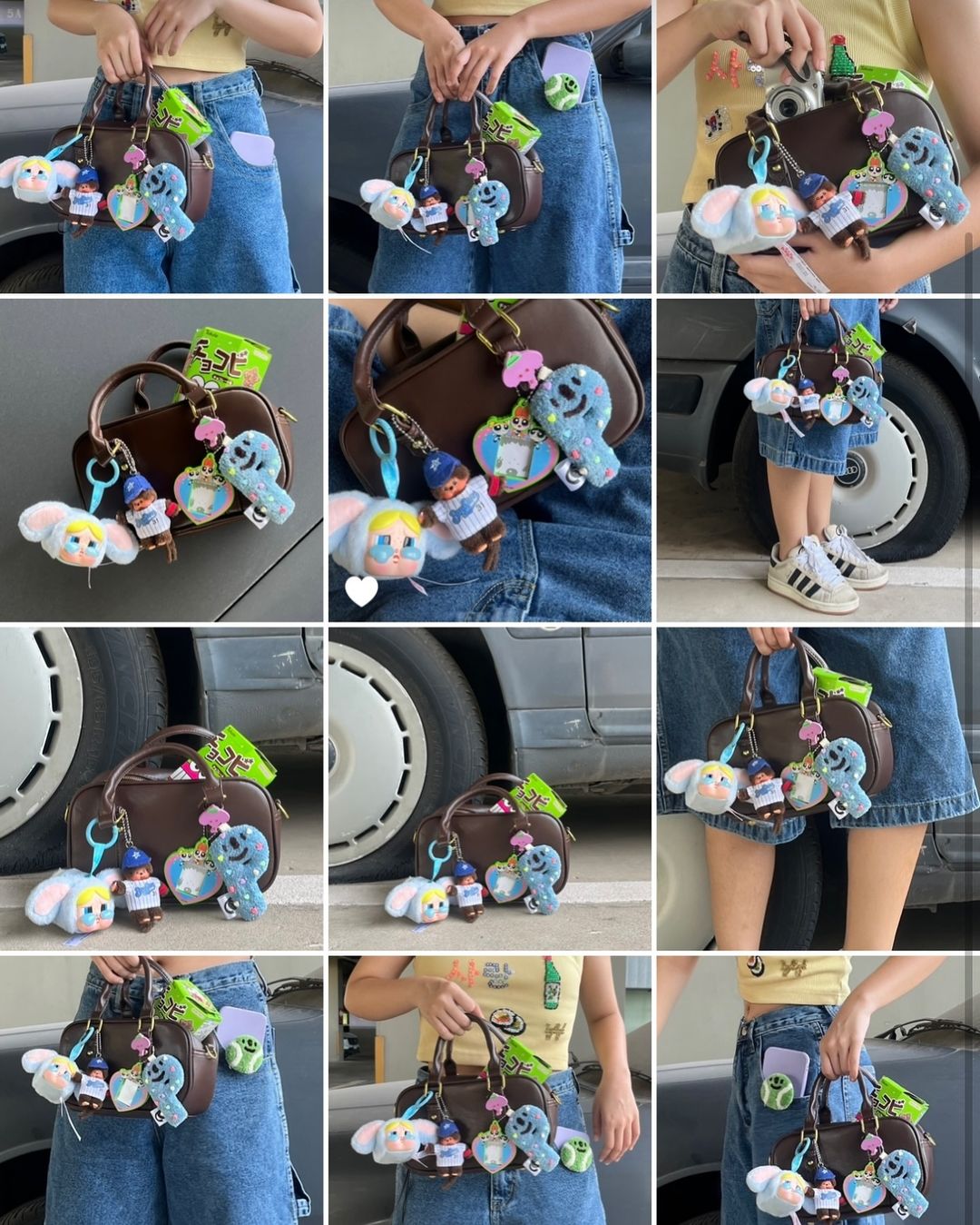 Smiley Alphabet Keychain (customize OK!)