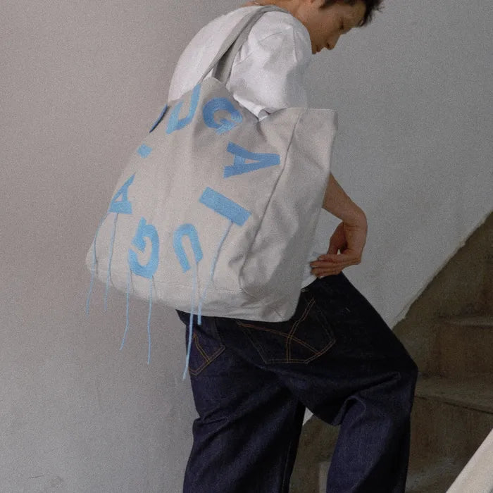 IUGA Big Shopper Bag (Grey)