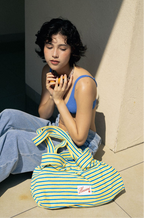 Heeari Poolside Daily Beach Big Bag - Blue Stripe