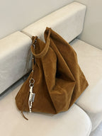 [FINDKAPOOR] RENTA BAG 45 - SUEDE CAMEL