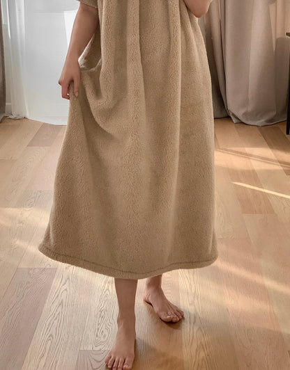 [韓國售出3000+⭐️] J'eu Teddy Short Sleeve Sleeping Dress Pajamas 2colors