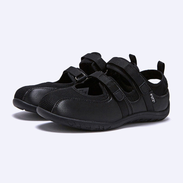 OTZ ROMARY TWO STRAP FLAT SNEAKERS / BLACK