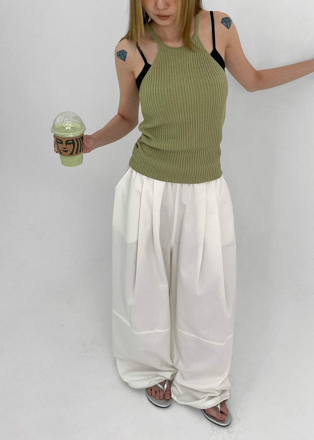 [韓國製造🇰🇷] Morina Linen Summer Halter Neck Knit / 3colors