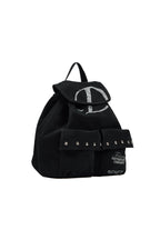 DEINET D & FRIENDS STUD POCKET BACKPACK IN BLACK