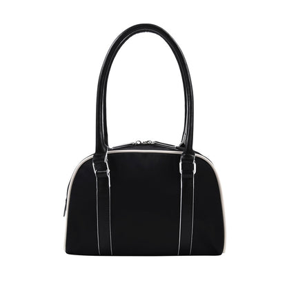 FANCY CLUB BYRINIC BOWLING SHOULDER BAG - BLACK