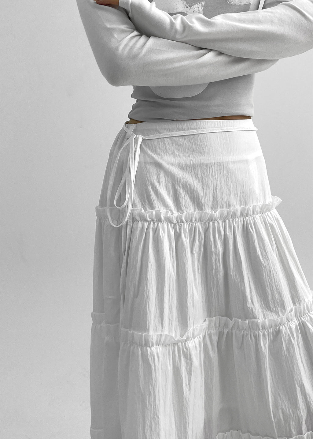 [韓國銷量3000+] Signature Flare Long Skirt / 2colors