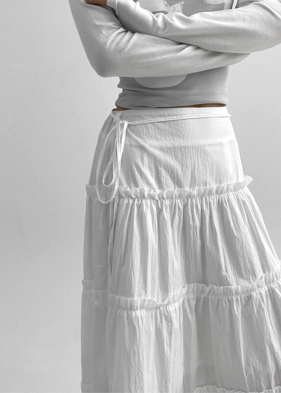 [韓國銷量3000+] Signature Flare Long Skirt / 2colors