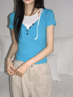 Eki Layered Halter Neck Sleeveless Top (4 Colors)