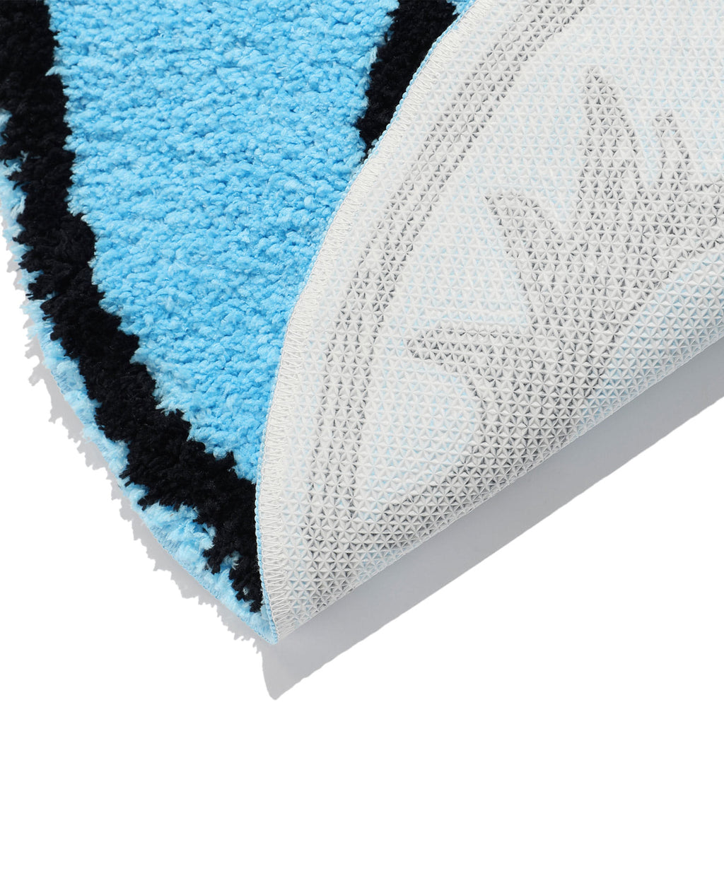 niceghostclub big eye rug mat [blue]