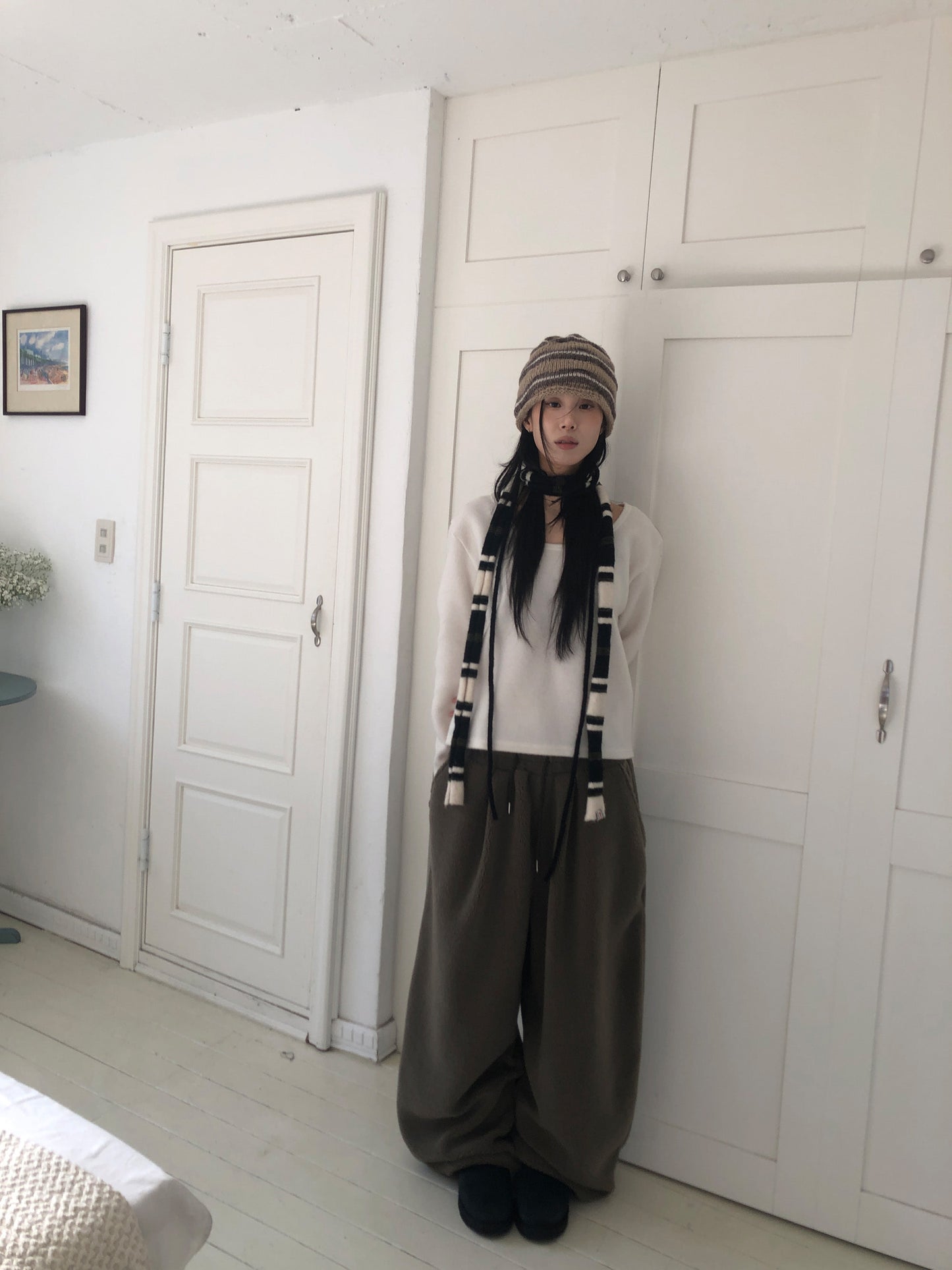 SOFT PILE PANTS - 4 COLORS