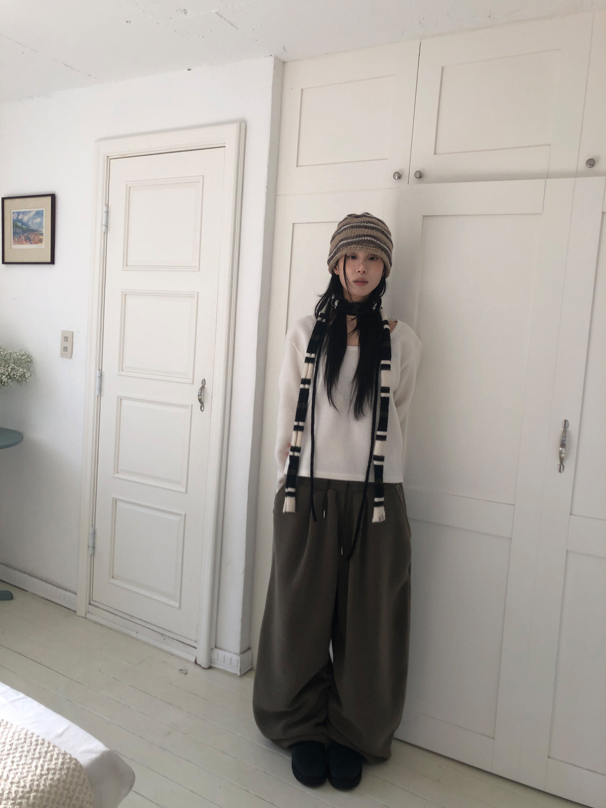 SOFT PILE PANTS - 4 COLORS