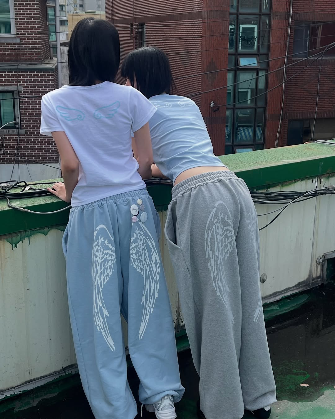 NASTY FANCY CLUB ANGEL VINTAGE SWEATPANTS 4 COLOR