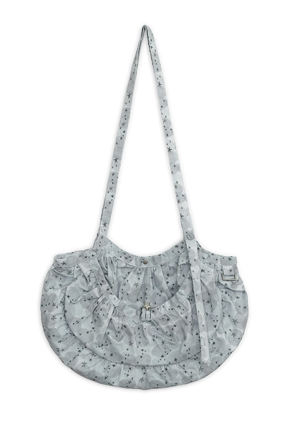 hugyourskin Stardust printed cross bag (Graish blue)