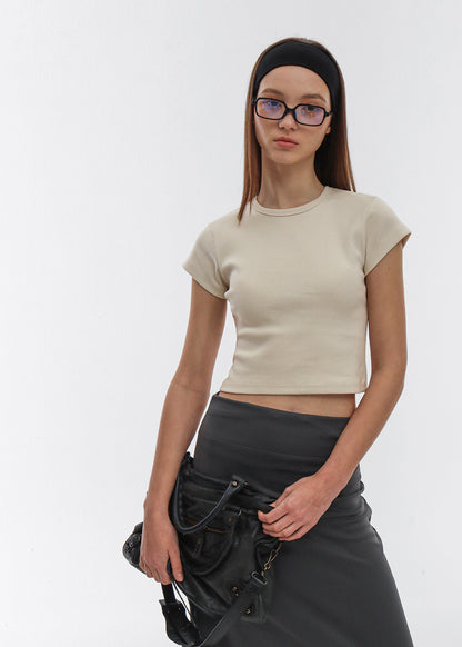[韓國銷量7000+][B-BASIC] Standard Short Sleeve Round Tee / 5colors