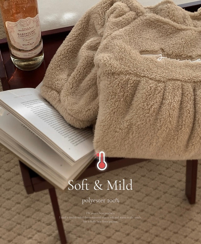 [韓國售出3000+⭐️] J'eu Teddy Short Sleeve Sleeping Dress Pajamas 2colors