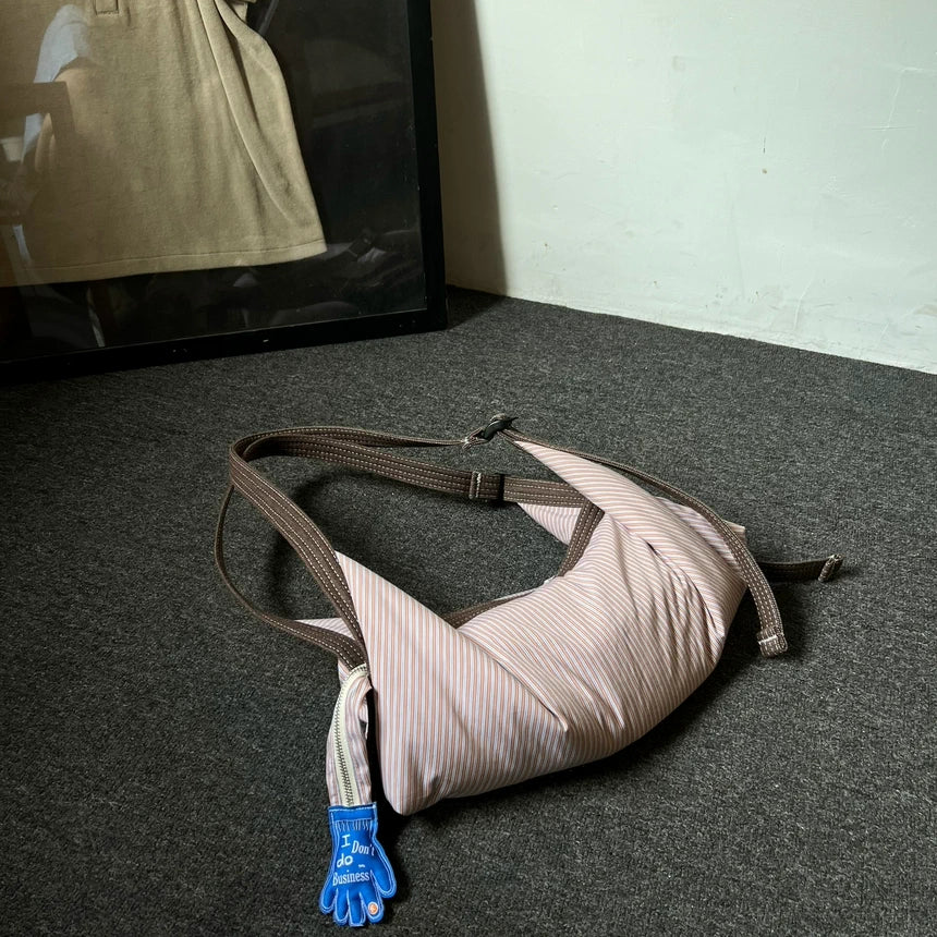 [香港現貨✨] [官方代理] Dachshund Bag - Apricot Strippy