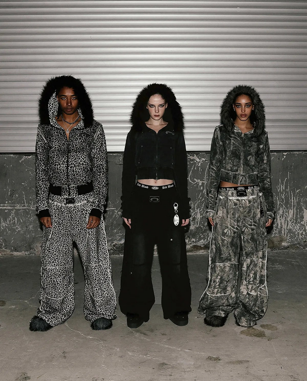 Low Edge Detachable Fur Hood Zip-Up Slim Fit - Light Real Tree