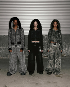 Low Edge Detachable Fur Hood Zip-Up Slim Fit - Light Real Tree