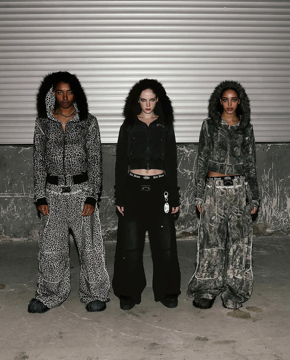 Low Edge Detachable Fur Hood Zip-Up Slim Fit - Light Real Tree