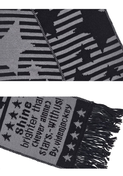 STRIPE STAR MUFFLER / 2COLORS