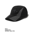 NOT4NERD Cross Symbol Incision Nylon Camp Cap / Black
