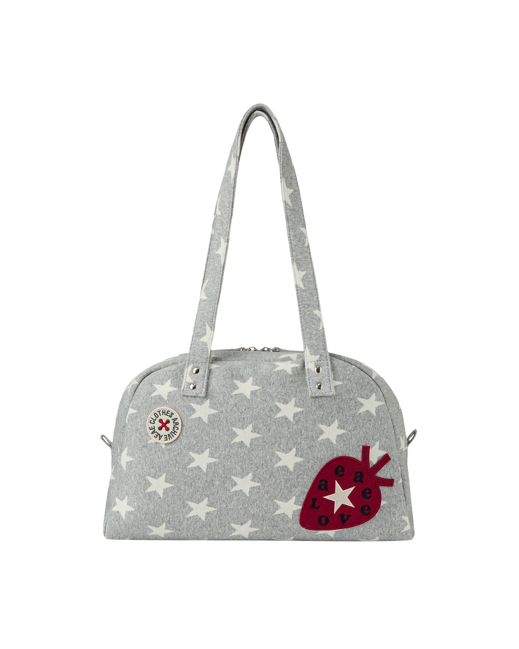 aeae EMBROIDERY TOTE BAG [STAR GREY]