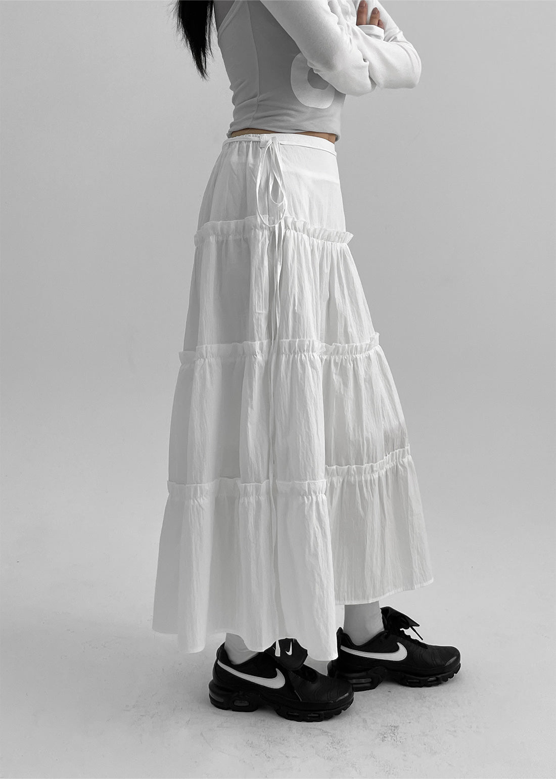 [韓國銷量3000+] Signature Flare Long Skirt / 2colors