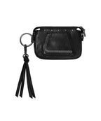 FANCY CLUB VEIL BAG & WALLET (BLACK)