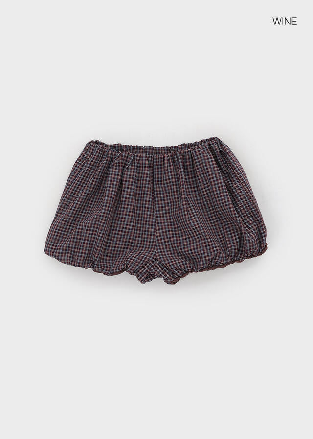 [韓國製造🇰🇷] Roberch Check Pumpkin Shorts