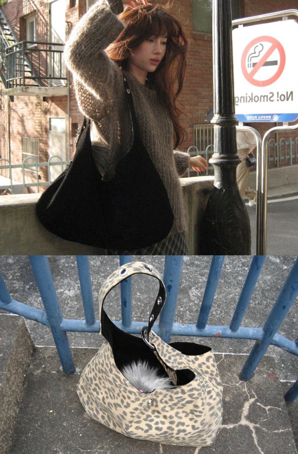 LETERIE SUEDE BUCKLE REVERSIBLE SHOULDER BAG_3COLORS