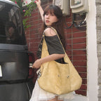 LETERIE BUCKLE REVERSIBLE SHOULDER BAG_5COLORS