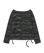 GILA ARCHIVE ONE SHOULDER GRAPHIC LONG SLEEVE_CAMO