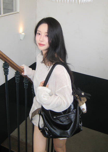 ANC 2-WAY ZIPPER BAG_BLACK