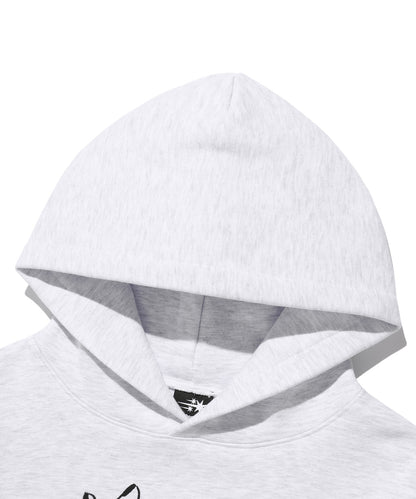 niceghostclub BLIND MANIAC HOODIE [LIGHT GREY]