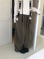 SOFT PILE PANTS - 4 COLORS