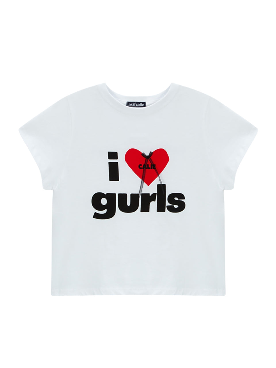 [taeyeon同款🎀] Calie Gurls T-shirt - white