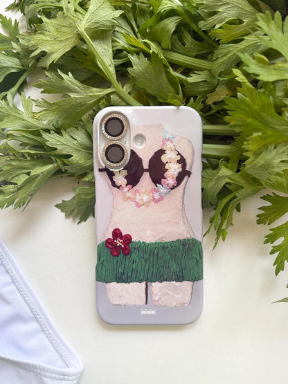 Hawaiian bikini phone case (有magsafe!!)