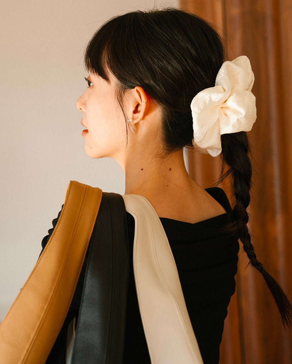 [100%牛皮] THE OFTN BOW BAG / 3COLORS