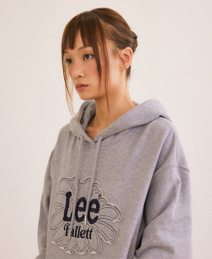 [Fallet x Lee] Sun Flower Hoodie / grey