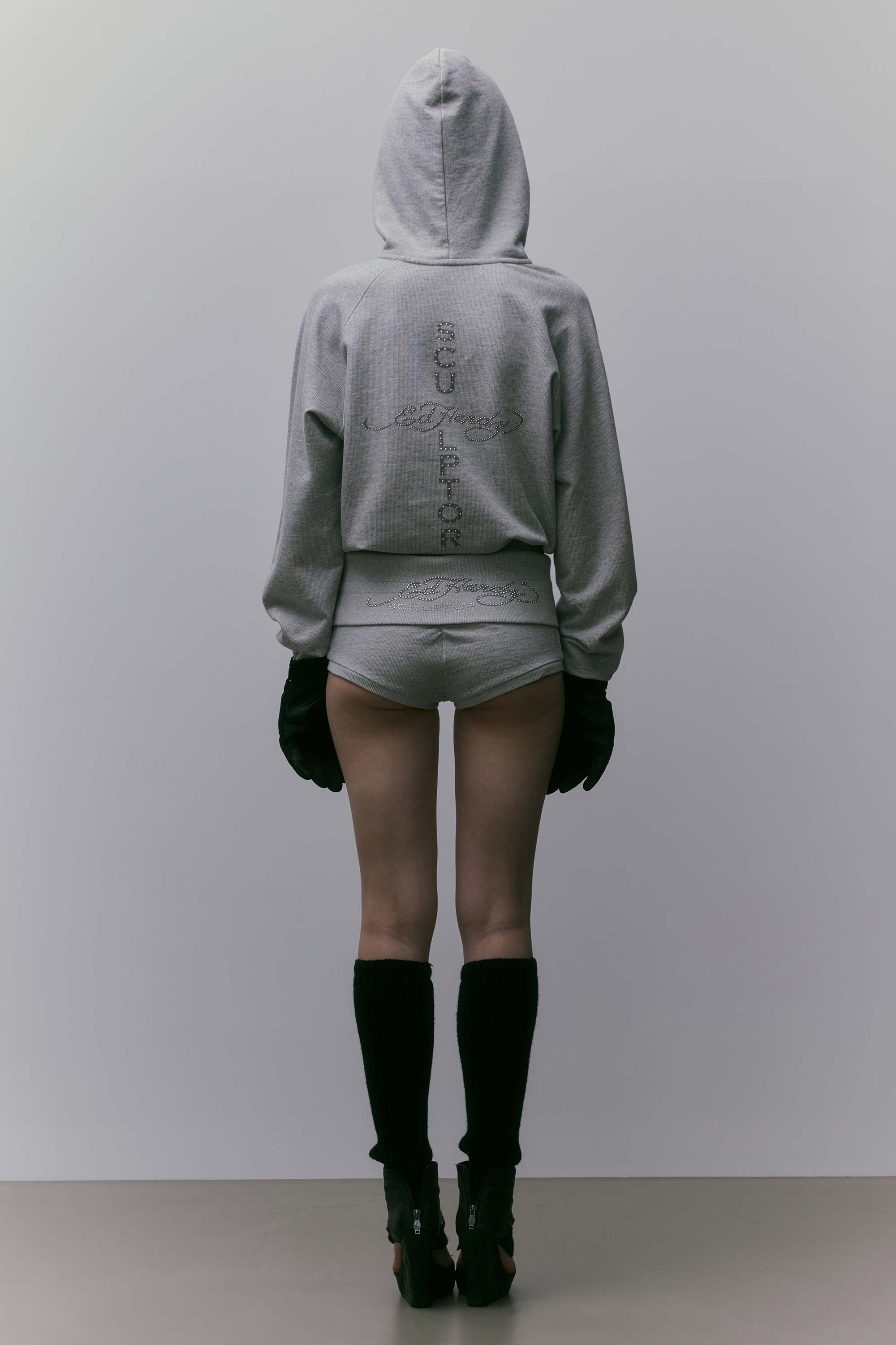 トップス SCULPTOR Ed Hardy Angel Hoodie Sculptor X Ed Hardy] Angel Hoodie White