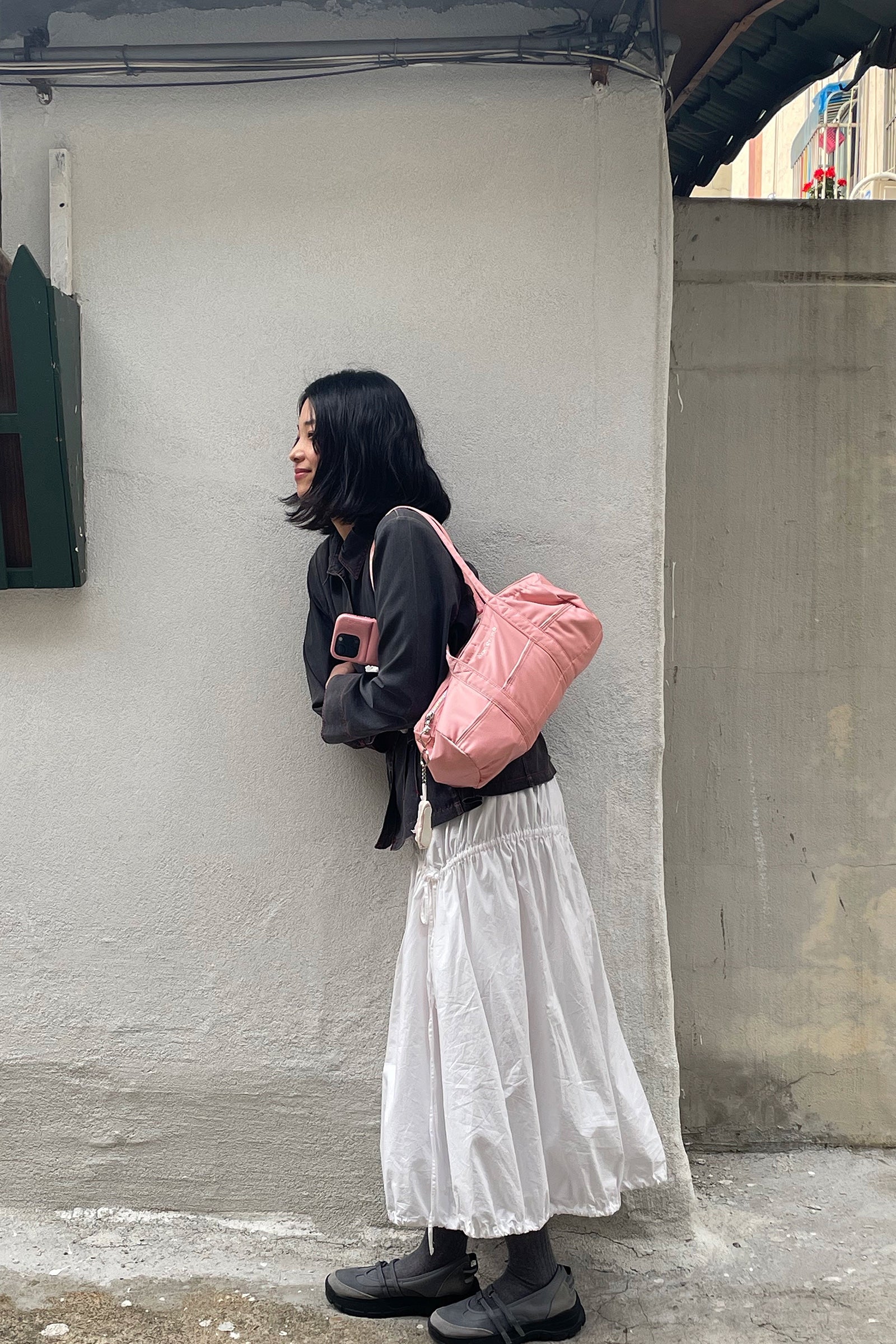 NANACREW MINI DUFFLE BAG - BALLERINA