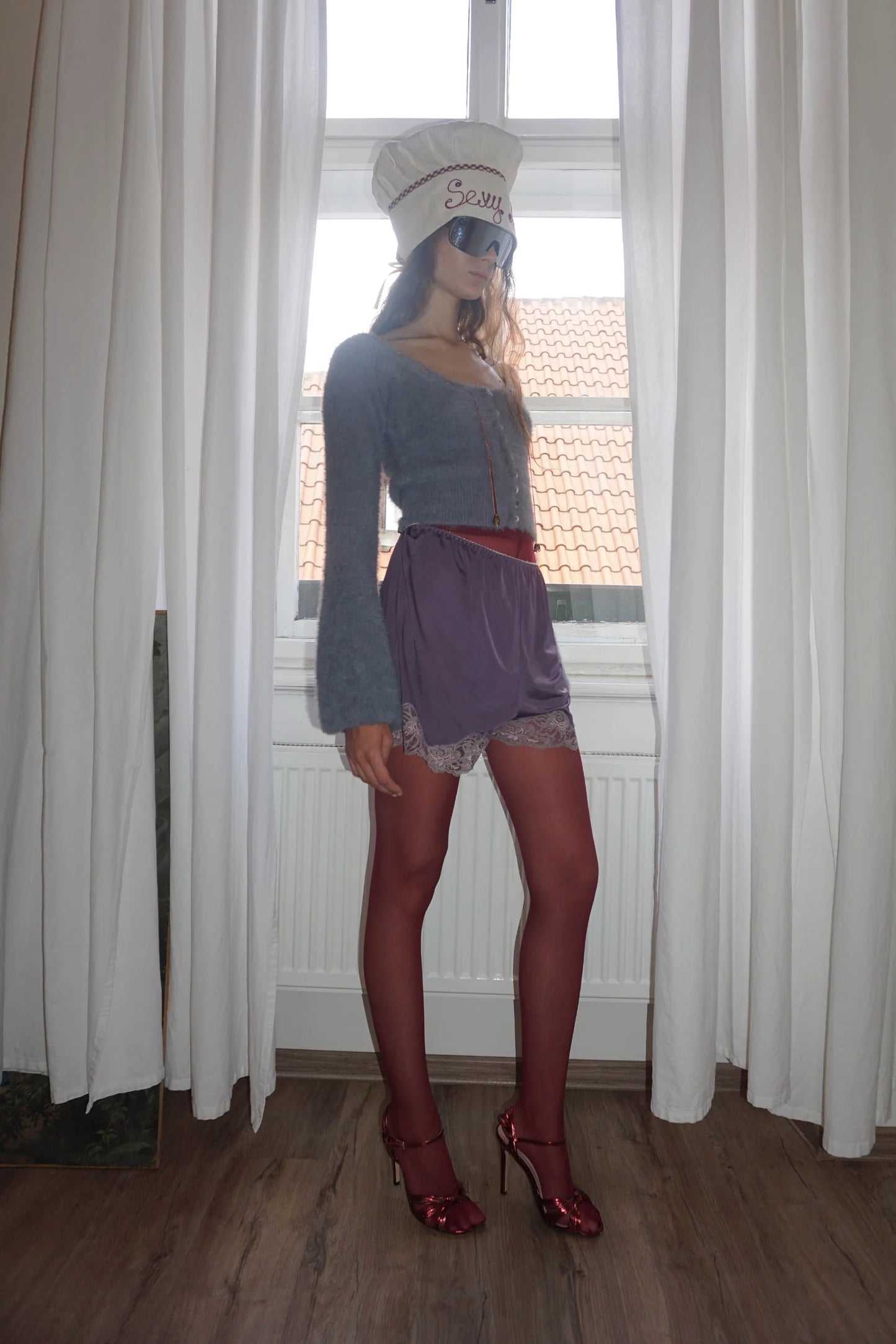 Angora Cardigan Blue