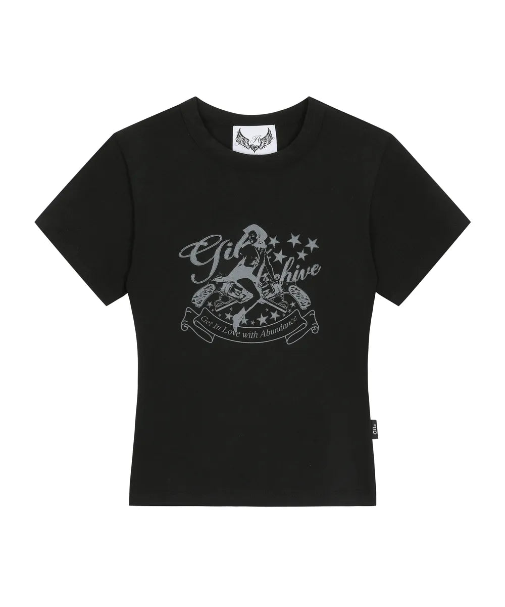 PIN UP GIRL CROP T-SHIRT_BK