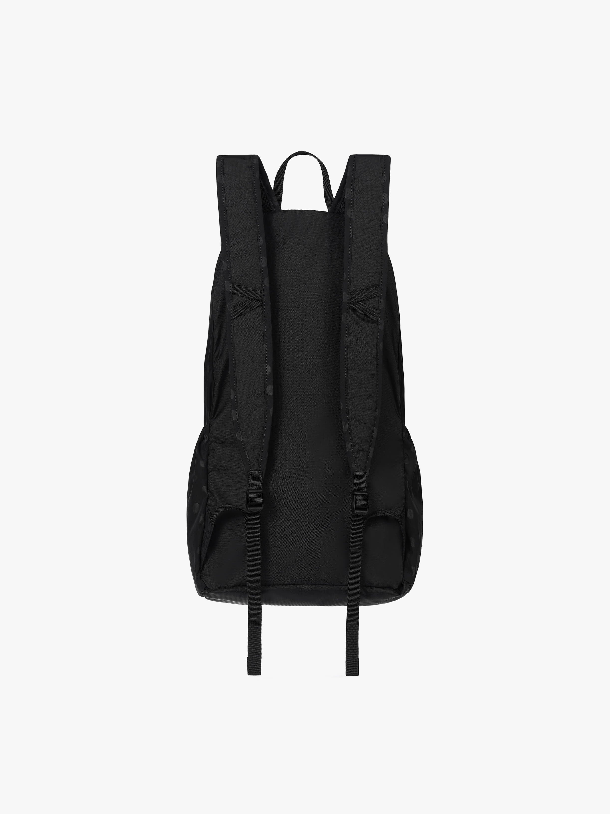 AIRY POCKET BACKPACK - DOT BLACK